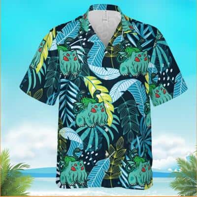 Bulbasaur Pokemon Hawaiian Shirt Summer Gift For Friend Bulbasaur Pokemon Hawaiian Shirt Summer Gift For Friend