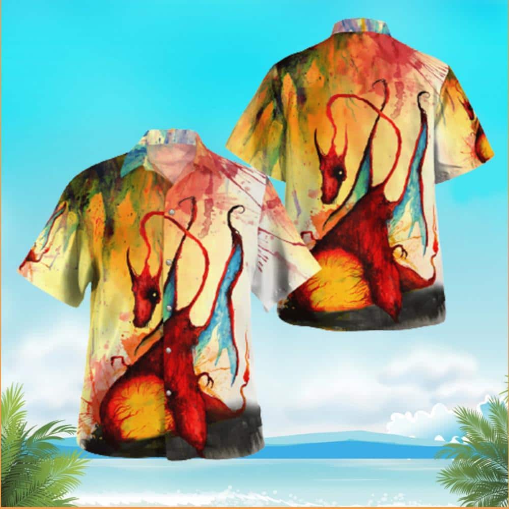 Charizard Pokemon Hawaiian Shirt Halloween Gift For Beach Lovers Charizard Pokemon Hawaiian Shirt Halloween Gift For Beach Lovers