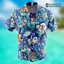 Water Type Starters Pokemon Hawaiian Shirt Summer Vacation Gift