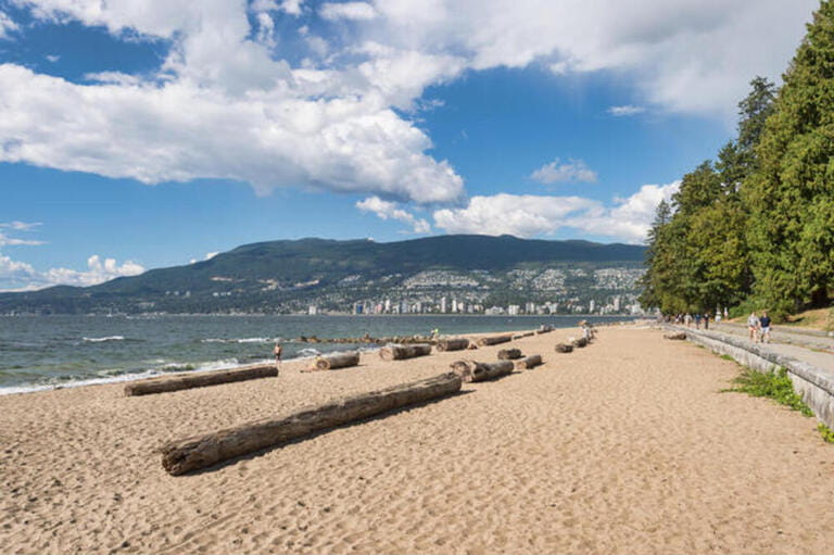 Vancouver third beach in Stanley Park