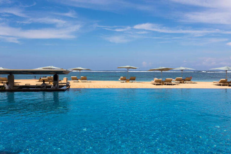 Seminyak Beach in Bali, Indonesia