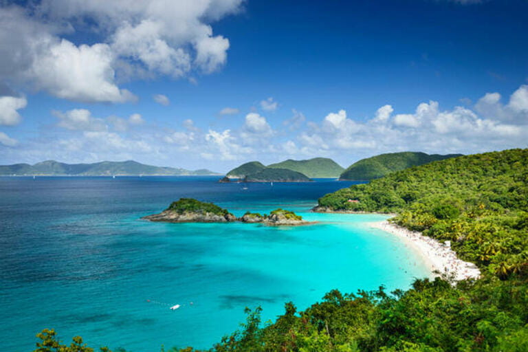 St. John, US Virgin Islands at Trunk Bay.