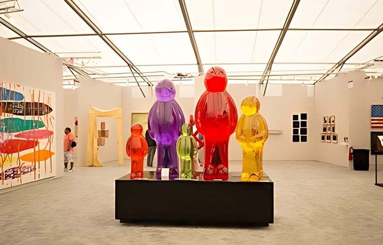 USA, Florida, Miami Beach, December 3, 2016. Art Basel week. Biggest art exhibition in the world. Editorial use only USA, Florida, Miami Beach, December 3, 2016. Art Basel week. Biggest art exhibition in the world. Editorial use only