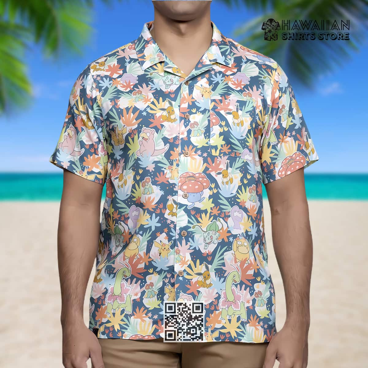 Pokemon Blossoming Friendships Hawaiian Shirt Summer Beach Gift