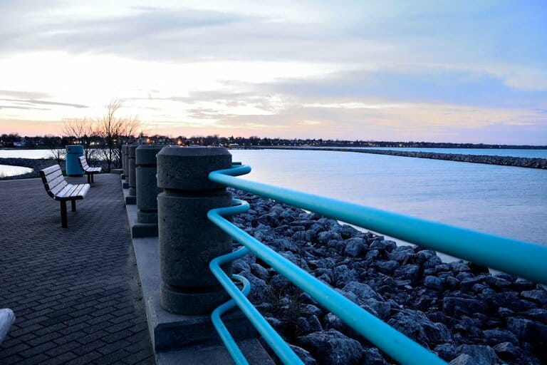 Looking at North Beach from Racine Harbor Park