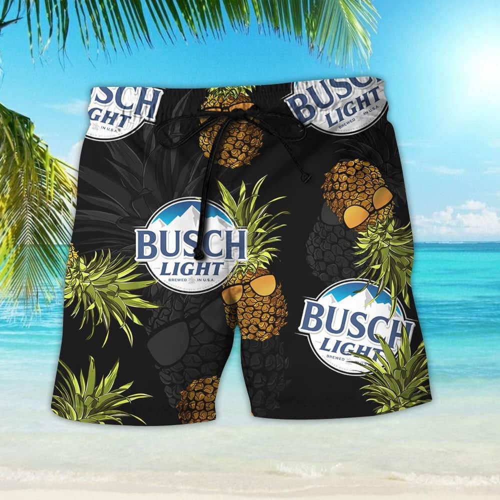 Busch Light Pineapple Aloha Hawaiian Shirt Busch Light Pineapple Aloha Hawaiian Shirt
