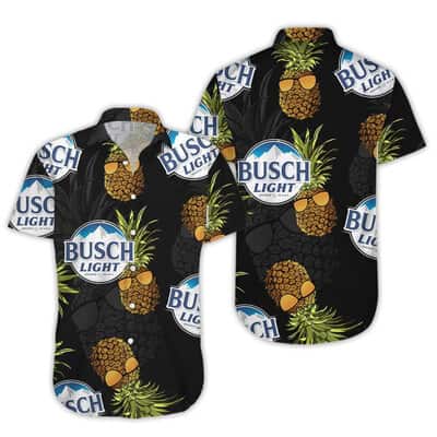Busch Light Pineapple Aloha Hawaiian Shirt