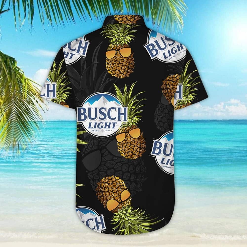 Busch Light Pineapple Aloha Hawaiian Shirt Busch Light Pineapple Aloha Hawaiian Shirt