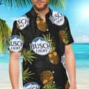 Busch Light Pineapple Aloha Hawaiian Shirt