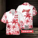 Aloha Budweiser Beer Hawaiian Shirt Best Beach Gift Custom Name