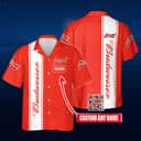 Budweiser Hawaiian Shirt Beer Lovers Gift Custom Name