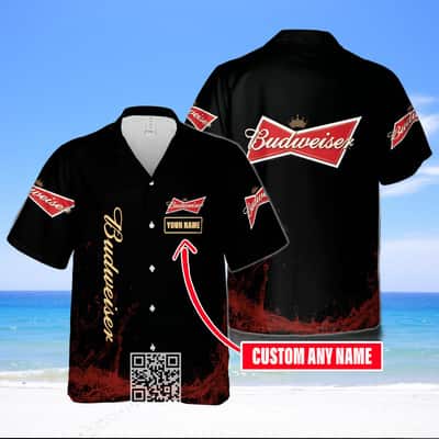 Budweiser Hawaiian Shirt Custom Name Gift For Beer Lovers