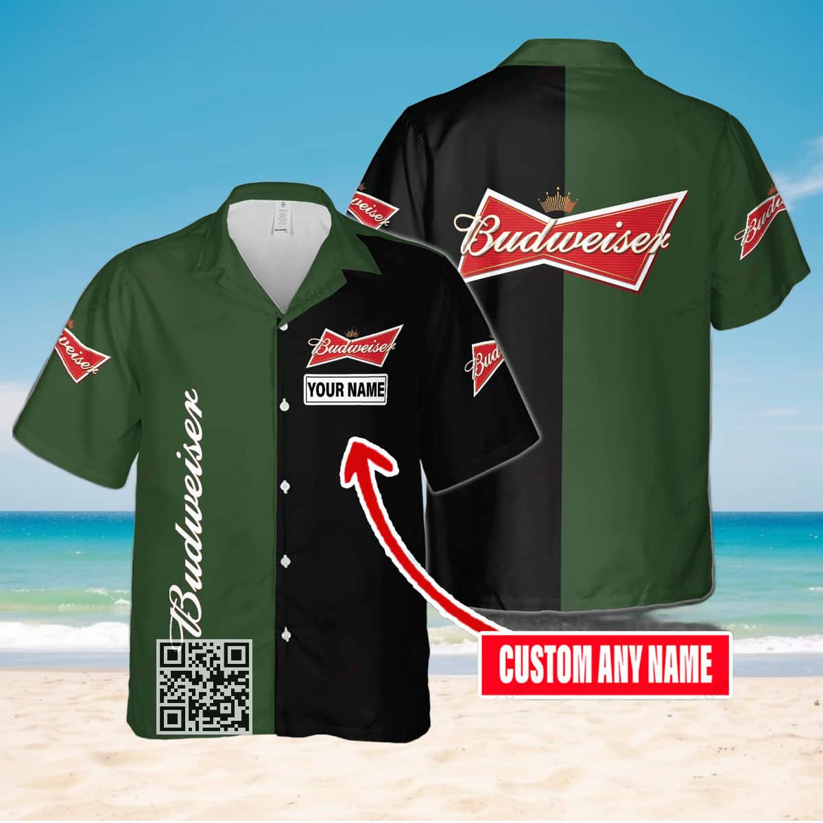Budweiser Hawaiian Shirt Custom Name Beer Lovers Gift Budweiser Hawaiian Shirt Custom Name Beer Lovers Gift