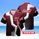 Budweiser Beer Hawaiian Shirt Custom Name Gift For Husband
