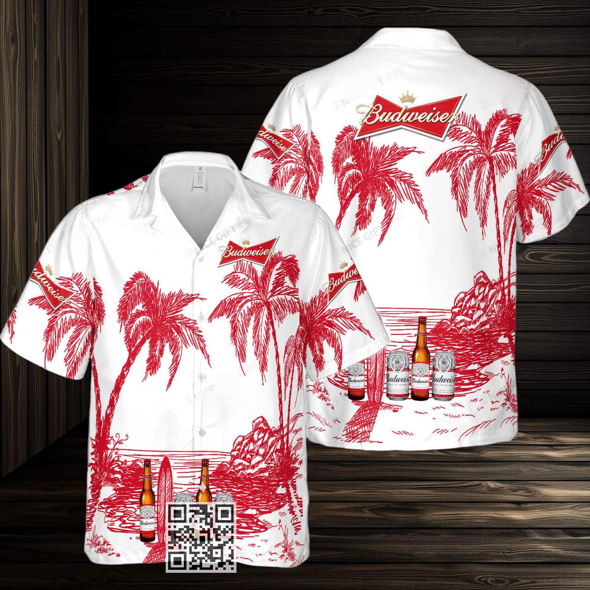 Aloha Budweiser Hawaiian Shirt Summer Beach Gift Aloha Budweiser Hawaiian Shirt Summer Beach Gift
