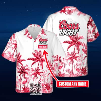 Aloha Coors Light Beer Hawaiian Shirt Custom Name Summer Vacation Gift Aloha Coors Light Beer Hawaiian Shirt Custom Name Summer Vacation Gift
