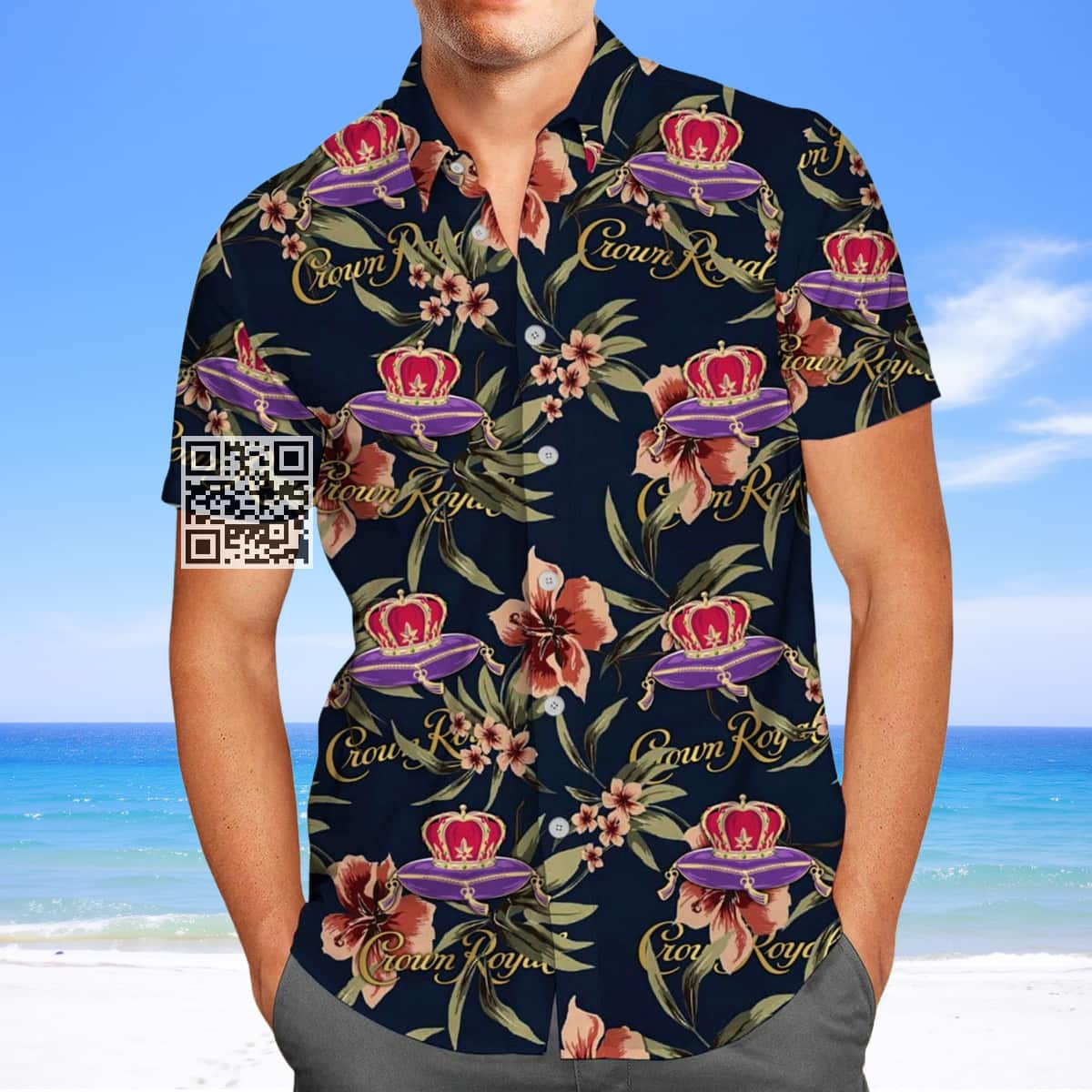Aloha Crown Royal Whisky Hawaiian Shirt Beach Lovers Gift Aloha Crown Royal Whisky Hawaiian Shirt Beach Lovers Gift