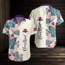 Vintage Aloha Crown Royal Whisky Hawaiian Shirt Best Beach Gift