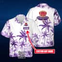 Aloha Crown Royal Hawaiian Shirt Summer Beach Gift Custom Name