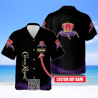 Crown Royal Hawaiian Shirt Custom Name Whisky Lovers Gift Crown Royal Hawaiian Shirt Custom Name Whisky Lovers Gift