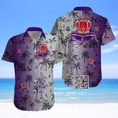Vintage Crown Royal Whisky Hawaiian Shirt Gift For Beach Lovers Vintage Crown Royal Whisky Hawaiian Shirt Gift For Beach Lovers