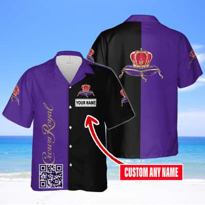 Crown Royal Whisky Hawaiian Shirt Custom Name Crown Royal Whisky Hawaiian Shirt Custom Name