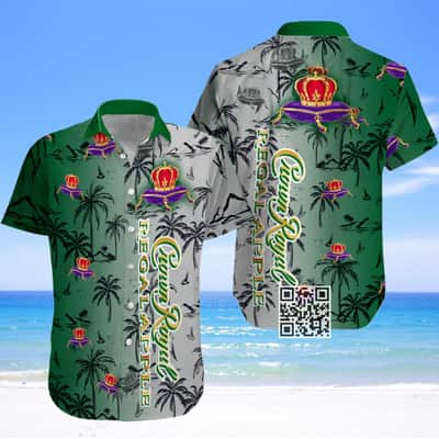 Vintage Crown Royal Regal Apple Hawaiian Shirt Best Beach Gift