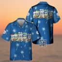 Aloha Busch Light Beer Hawaiian Shirt Tropical Liquor Paradise