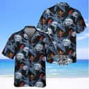 Busch Light Beer Hawaiian Shirt Summer Vibe Red Parrots