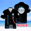 Busch Light Hawaiian Shirt Gift For Beer Lovers Custom Name