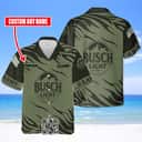 Busch Light Beer Hawaiian Shirt Gift For Husband Custom Name Busch Light Beer Hawaiian Shirt Gift For Husband Custom Name