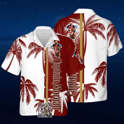 Vintage Captain Morgan Hawaiian Shirt Practical Beach Gift