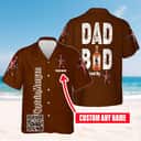 Dad Bod Powered By Captain Morgan Rum Hawaiian Shirt Custom Name Dad Bod Powered By Captain Morgan Rum Hawaiian Shirt Custom Name
