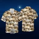 Vintage Guinness Hawaiian Shirt Sea Island Pattern Beach Lovers Gift