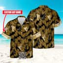 Guinness Beer Hawaiian Shirt Custom Name Palm Leaves Pattern Guinness Beer Hawaiian Shirt Custom Name Palm Leaves Pattern