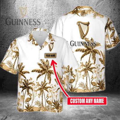 Vintage Guinness Beer Hawaiian Shirt Custom Name Summer Gift For Friend Vintage Guinness Beer Hawaiian Shirt Custom Name Summer Gift For Friend