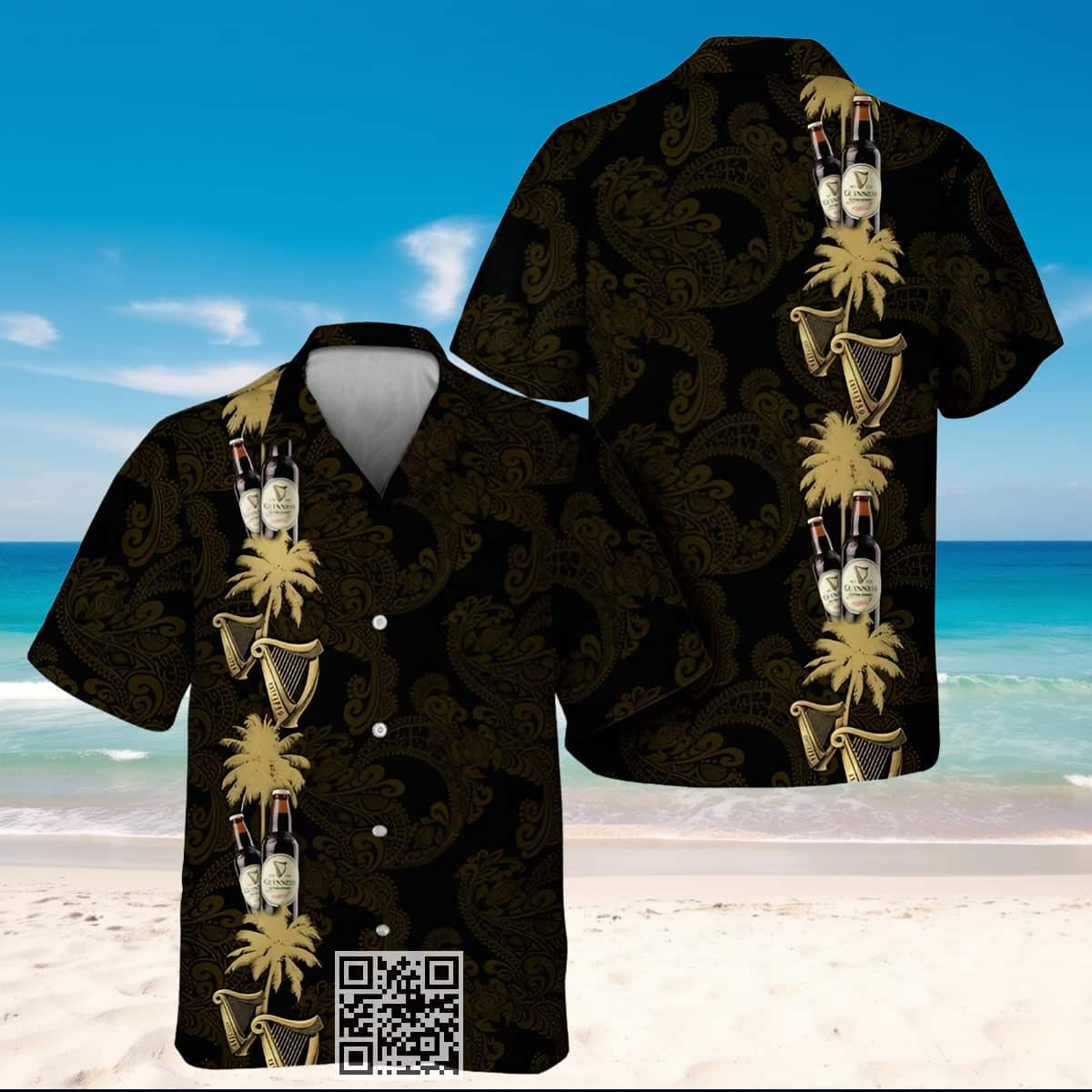 Aloha Guinness Beer Hawaiian Shirt Beach Gift For Him