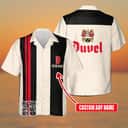 Beige Aloha Duvel Hawaiian Shirt Custom Name Gift For Husband