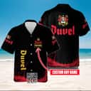 Duvel Hawaiian Shirt Custom Name Gift For Beer Lovers Duvel Hawaiian Shirt Custom Name Gift For Beer Lovers