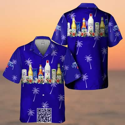 Aloha Michelob ULTRA Collection Hawaiian Shirt Beach Lovers Gift