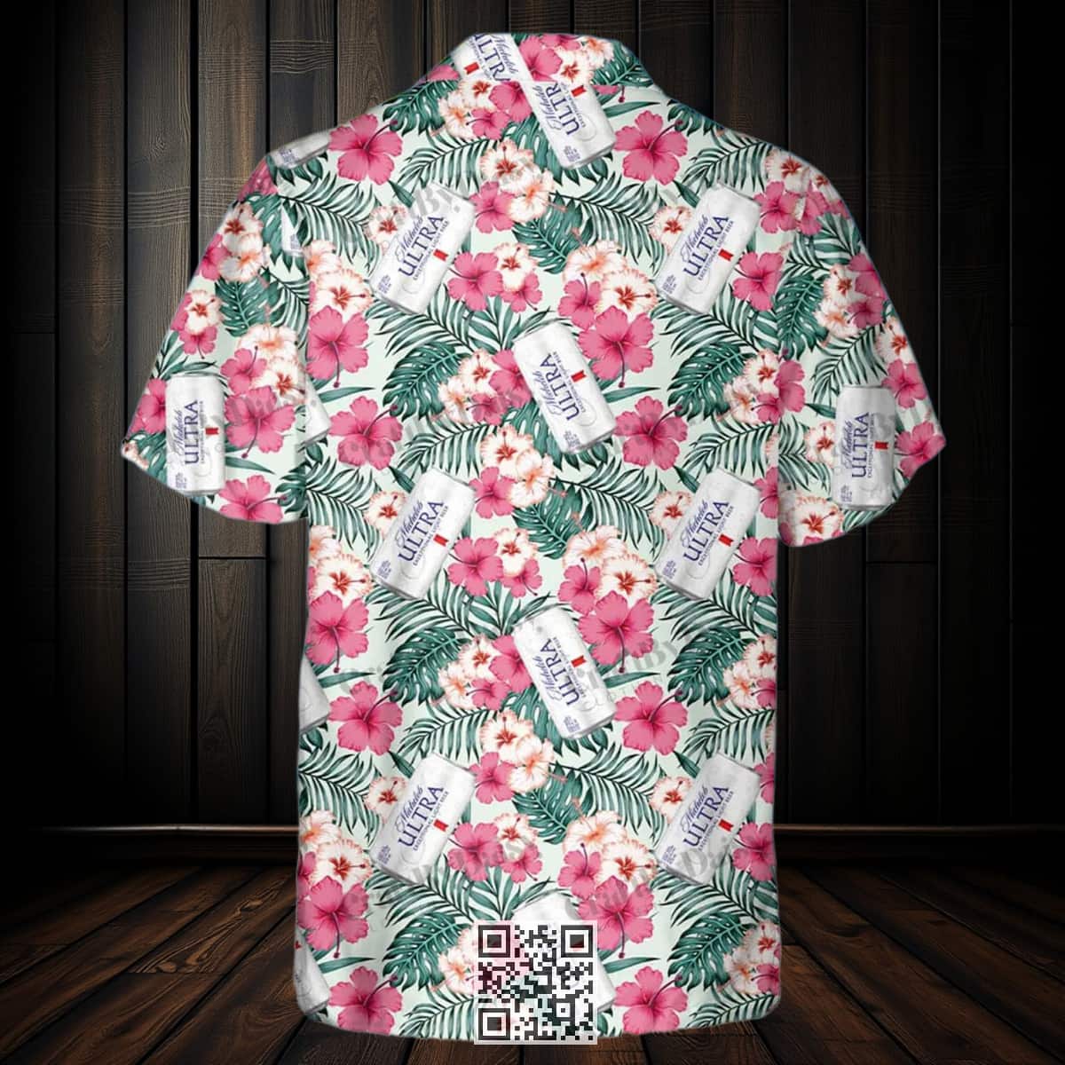 Aloha Michelob ULTRA Beer Hawaiian Shirt Hibiscus Flower Pattern Aloha Michelob ULTRA Beer Hawaiian Shirt Hibiscus Flower Pattern