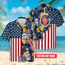 Aloha Miller Lite Beer Hawaiian Shirt Custom Name US Flag Best Beach Gift Aloha Miller Lite Beer Hawaiian Shirt Custom Name US Flag Best Beach Gift