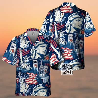 American Liberties Holding Miller Lite Beer Hawaiian Shirt Best Beach Gift