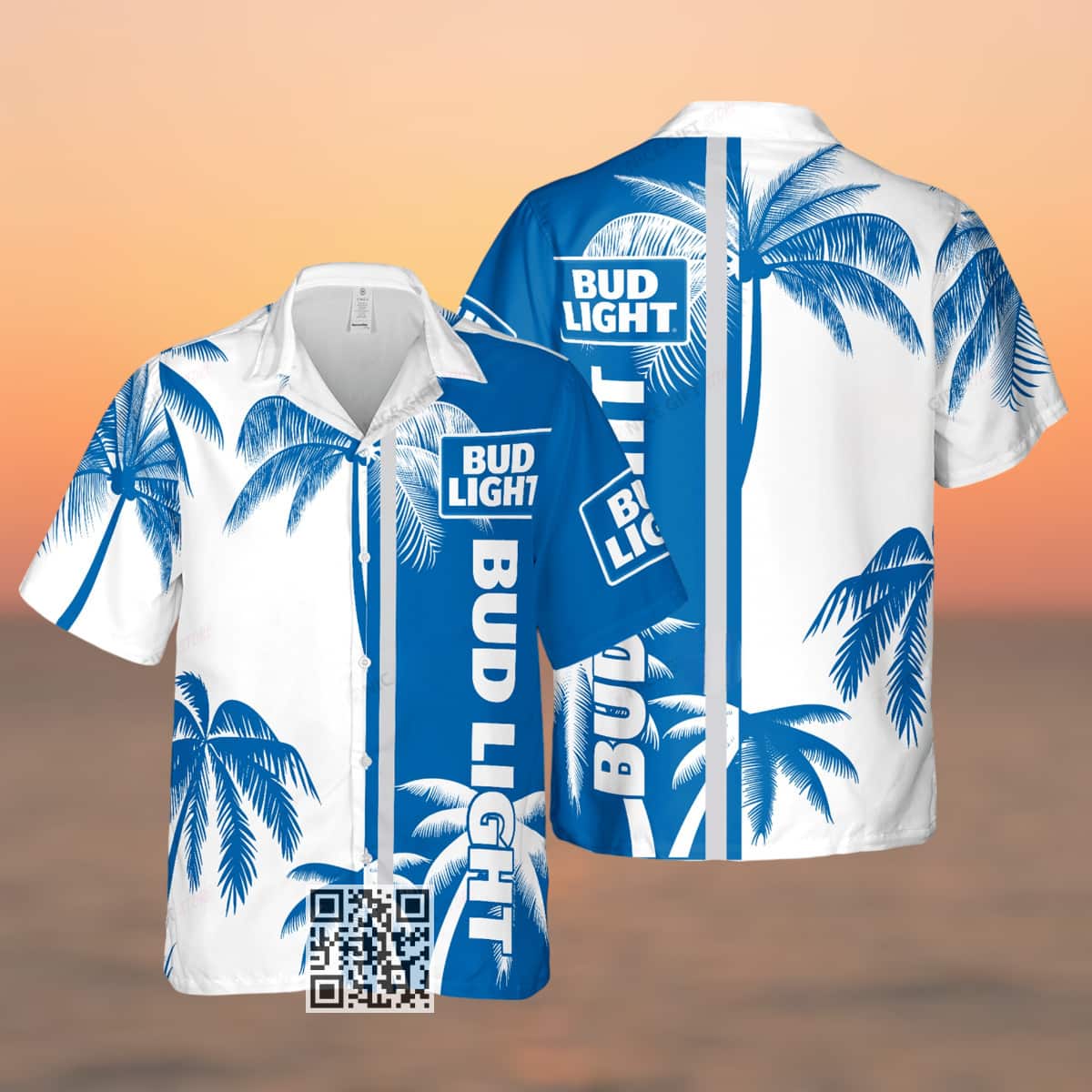 Vintage Aloha Bud Light Beer Hawaiian Shirt Beach Gift For Friend