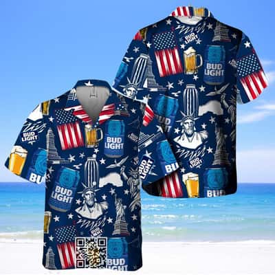 Aloha Bud Light Beer Hawaiian Shirt Liberties Aloha Bud Light Beer Hawaiian Shirt Liberties