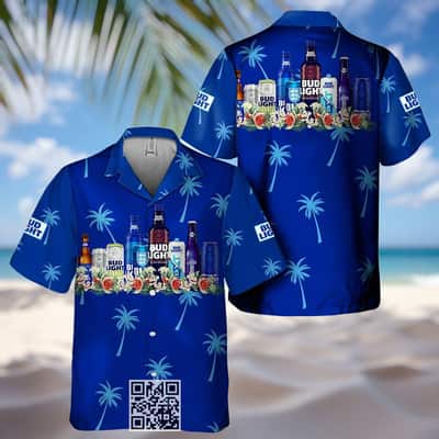 Bud Light Collection Hawaiian Shirt Trendy Summer Gift