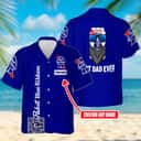Pabst Blue Ribbon Beer Hawaiian Shirt Best Dad Ever Custom Name Pabst Blue Ribbon Beer Hawaiian Shirt Best Dad Ever Custom Name