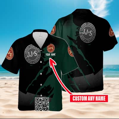Jameson Irish Whiskey Hawaiian Shirt Custom Name Gift For Him