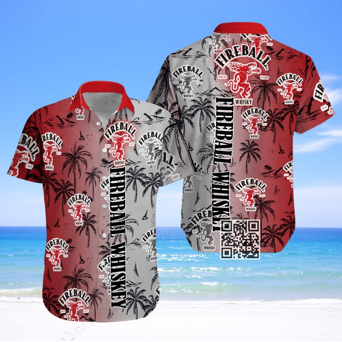 Aloha Fireball Cinnamon Whisky Hawaiian Shirt Gift For Beach Lovers Aloha Fireball Cinnamon Whisky Hawaiian Shirt Gift For Beach Lovers