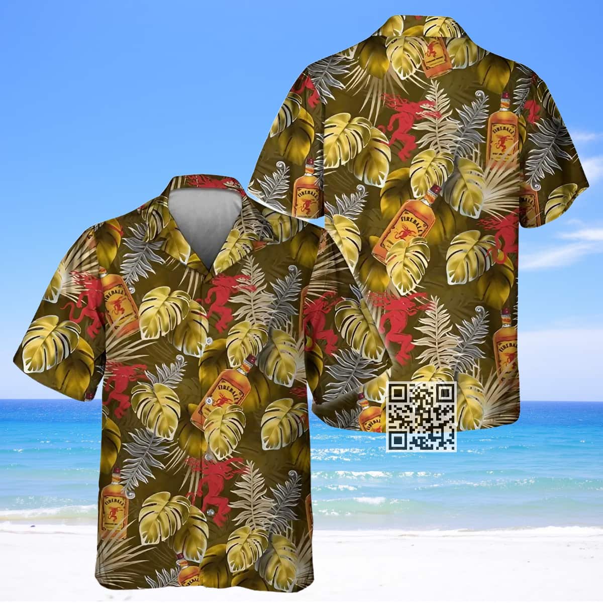 Summer Aloha Fireball Hawaiian Shirt Gift For Summer Holiday Summer Aloha Fireball Hawaiian Shirt Gift For Summer Holiday